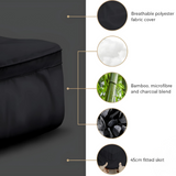 Charcoal Bamboo Mattress Topper